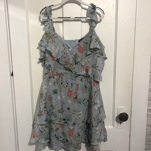 Sanctuary floral blue dress
